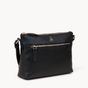 Black 'BECKY' Pebble Grain Real Leather Crossbody Bag, Image 2 of 4