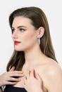 Silver Silver colored Feather Drop Earrings, Image 4 of 4