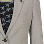 Beige Infinity Leather Beige Women's Beige Tweed Wool Blend Blazer, Image 5 of 5