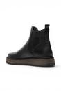 Black Womens Heel Ankle Pull-On Boots RAWI131, Image 4 of 5