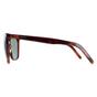 Brown Saint Laurent Brown Square Shiny Medium Havana Solid Green SL 526, Image 3 of 4