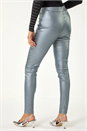 Silver Coated Bengaline Stretch Trouser, Image 3 of 5