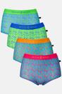 Multi Pack of Four "Boom Bloom!" Bamboo Hipster Boxers Briefs, Image 1 of 8