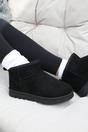 Black 'Pine' Fur Lining Ankle Boots, Image 1 of 3