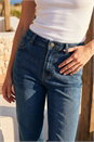 Denim Straight Leg Stretch Jeans, Image 4 of 4