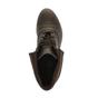 Brown AJVANI Brown Mid Cuban Heel Pixie Lace Up Granny Ankle Boots, Image 6 of 7