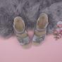 Silver AJVANI Silver Comfort Touch Close Sandals, Image 4 of 6
