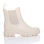 Beige Wellies Chelsea Ankle Boots Wellingtons, Image 4 of 5