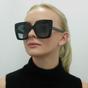 Black Jimmy Choo Black Square Black Dark Grey Gradient AURI/G/S, Image 5 of 6
