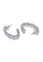 Silver Frozen Waterfall Earring, Image 3 of 5