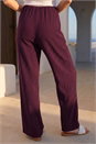 Wine Petite Textured Trouser, Image 3 of 4