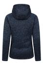 Navy Nevis Faux Fur Lined Full Zip Hoodie, Image 2 of 5