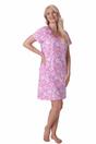 Pink Camille Lingerie Pink Floral Print Cotton Nightdress, Image 2 of 5