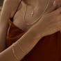 Silver Spero Silver Sterling Silver Egyptian Ankh and Large Rectangular Chain Stacking Necklace Set, Image 2 of 5