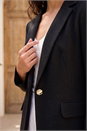 Black Textured Pocket Stretch Jacket, Image 4 of 4