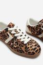 Brown Ensley Low Profile Panel Detailed Trainer, Image 5 of 6