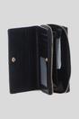 Black Hair-On Real Leather RFID Zip-Around Purse, Image 2 of 3