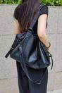 Black 'Jojo' Large Faux Leather Tote Bag With Shoulder Strap, Image 1 of 1