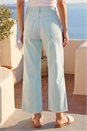 Light Blue  Frayed Edge Ankle Jeans, Image 3 of 4
