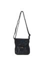 Black Real Leather Small Luxurious Flight Bag, Image 2 of 5
