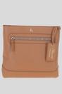 Camel 'Bliss' Leather Cross Body Bag with Adjustable Strap, Image 1 of 4