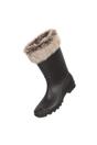 Beige Faux Fur Lined Wellington Boots, Image 2 of 7