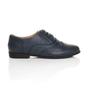 Navy Blue AJVANI Navy Blue Flat Lace Up Oxfords Brogues, Image 2 of 6