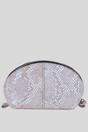 Light Pink 'Philippa' Real Leather Makeup Bag, Image 3 of 4