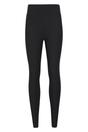 Black Borg Lined Thermal Leggings, Image 1 of 4