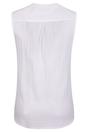 White Petra Sleeveless Shirt, Image 2 of 4