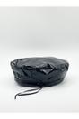 Black Wet Look Beret In Black, Image 4 of 4
