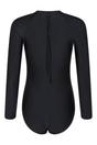 Black Sydney Long Sleeved One Piece Swimsuit, Image 2 of 4