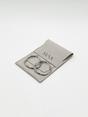 Silver Twist Hoops, Image 3 of 5