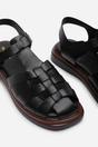 Black Chime Fisherman Flatform Sandal, Image 5 of 6