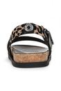 Brown Womens "Lance" Footbed Strappy Flat Sandals, Image 6 of 6