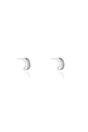 Silver Cachet London Ceto Silver Hoop Earrings, Image 1 of 3