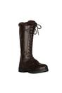 Brown Nola Leather Lace Up Standard Country Boots, Image 5 of 8