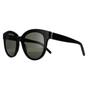 Black Saint Laurent Black Round Black Grey Sunglasses, Image 2 of 6