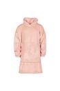Pink Extra Long Soft Fleece Oversized Snoodie, Image 1 of 4