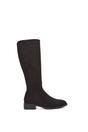 Black 'Lucia' Low Block Heel Knee High Riding Boots, Image 1 of 6