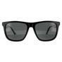 Black Polaroid Black Square Black Grey Polarized Sunglasses, Image 1 of 4