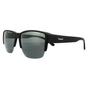  Suncovers Semi Rimless Matt Black Grey Polarized Sunglasses, Image 2 of 4