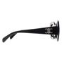 Black Oval Shiny Black Smoke Grey Triomphe CL40292U, Image 4 of 4