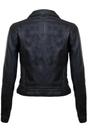 Black Leather Brando Biker Jacket -Loughton, Image 3 of 4