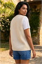 Ivory  Fleece Pocket Gilet, Image 3 of 4