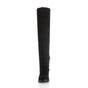 Black AJVANI Black Stretchy Sock Over The Knee Boots, Image 6 of 6
