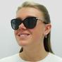 Black Cat Eye Black Grey Gradient Polarized BE4216 Sunglasses, Image 6 of 6