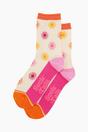 Cream Summer Sunshine Bamboo Socks - Cream, Image 2 of 4