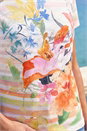 Pink Floral Stripe Top, Image 4 of 4