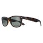 Brown Ray-Ban Brown Rectangle Tortoise Green Polarized Sunglasses, Image 2 of 4